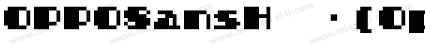 OPPOSansH 常规(OpenType TrueType) (Ve字体转换